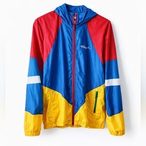 Raised vintage women's windbreaker jacket seize Small.